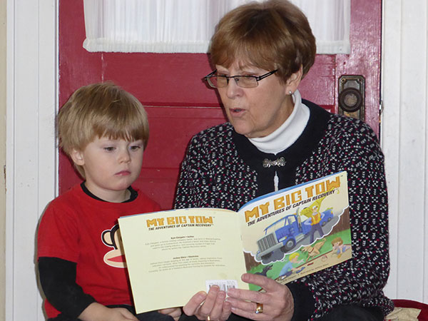 Grandparents love reading My Big Tow: The Adventures of Captain 